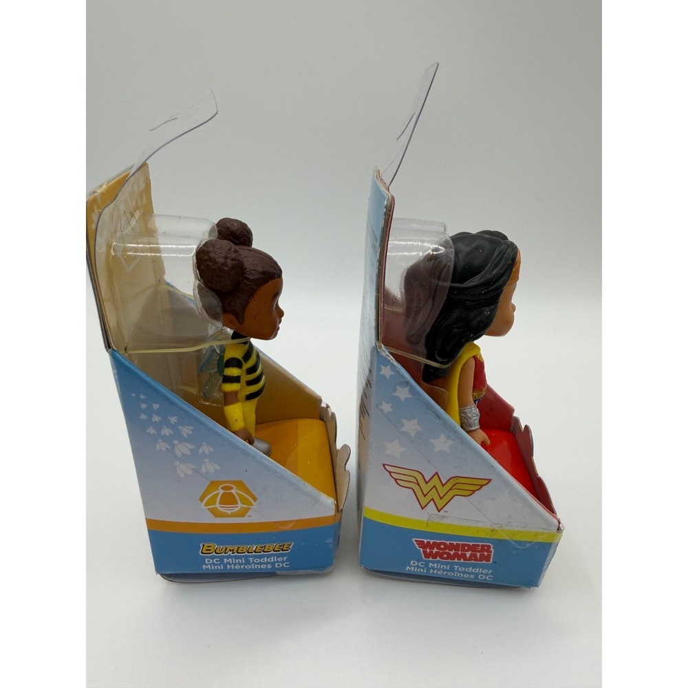 DC MINI TODDLER GIRL FIGURES Set of 6 jakks PACIFIC WB DC Collectibles 3" Sealed - Picture 9 of 11